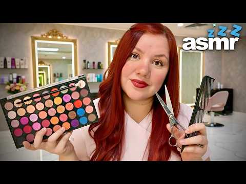 ASMR Salon de BELLEZA Completo de Maquillaje & Cabello Para DORMIR | Roleplay en Español