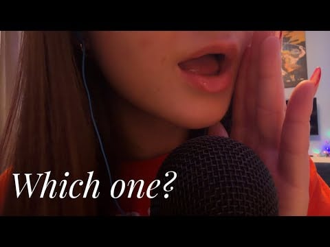 ASMR Which Trigger Word Gives You The Most Tingles? ✨