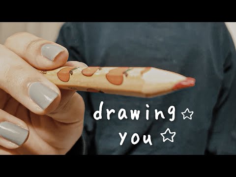 ASMR Drawing On Your Face (Tracing) (No Talking)