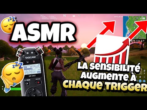 ASMR FRANÇAIS • J’AUGMENTE LA SENSIBILITÉ DU MICRO A CHAQUE TRIGGERS AVEC LE TASCAM😴💤