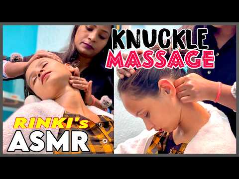 ASMR Ultimate & Instant Sleep Intense Knuckle Head Neck Massage💆‍♀️ || INDIAN MASSEUSE RINKI #asmr