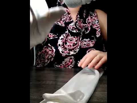 White Satin Gloves ASMR #asmrlikeasandbox #relaxing