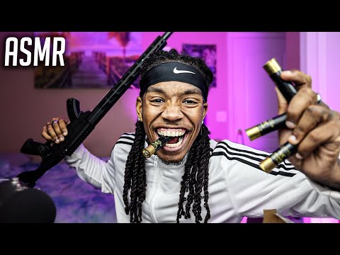 ASMR | **INSANE GUN AMMO  SOUNDS**  For SLEEP And Relaxation Whispers ,Tapping Soothing Triggers Etc