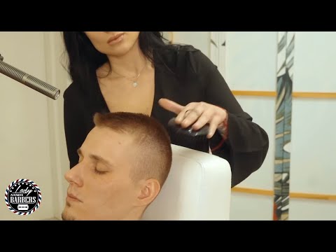 Serene ASMR Scalp Massage by Barber Lady Helen for Men