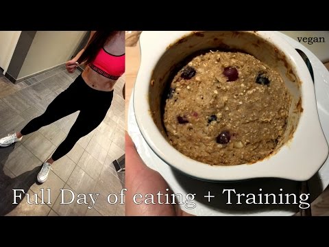 Full Day of eating (gesund) + Bein/ Po Workout | Vegan