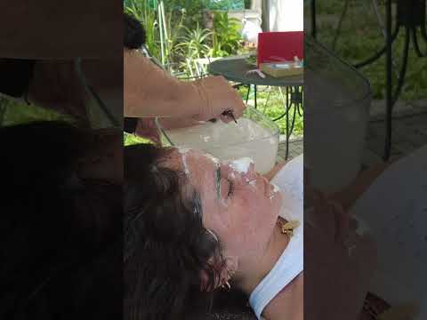 ASMR: Relaxing Head Massage & Aloe Face Mask | Sleep & Stress Relief! #shorts #asmr #massage #relax