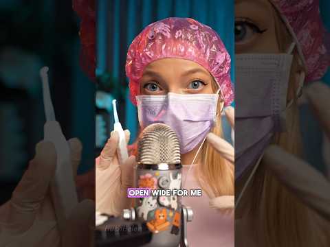 Open wide for me 🦷 #asmr #tingles #dentist #personalattention