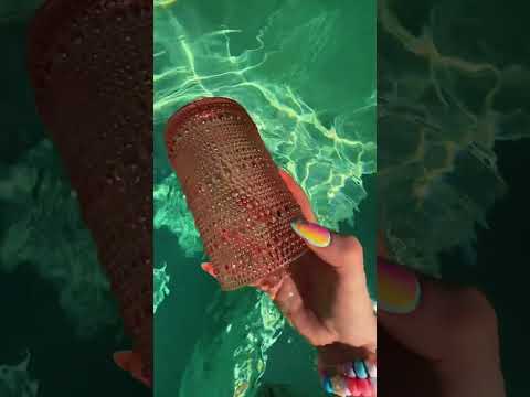 real or fake ASMR guess the sound #asmr #asmrgames #poolasmr