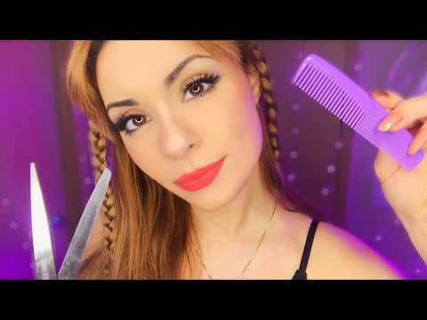 ASMR Français Coupe Réaliste, Shampooing, Traitment Spa, Soin des Cheveux ✂️ASMR Roleplay Coiffeur