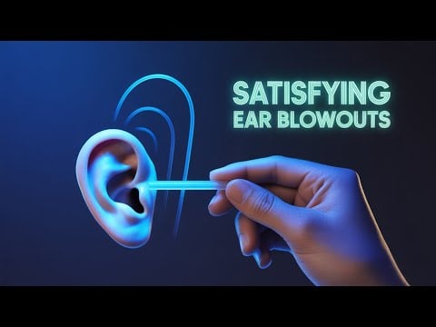 Intense Deep Ear ASMR: Feather Picking, Hair Threads, Gurgle Bottles & Blowing Triggers for Tingles