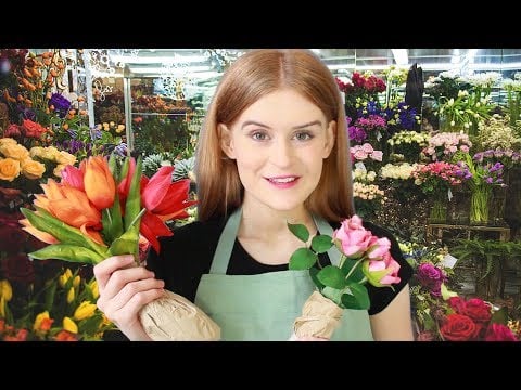 💐Binaural ASMR Florist roleplay [Flower shop roleplay]