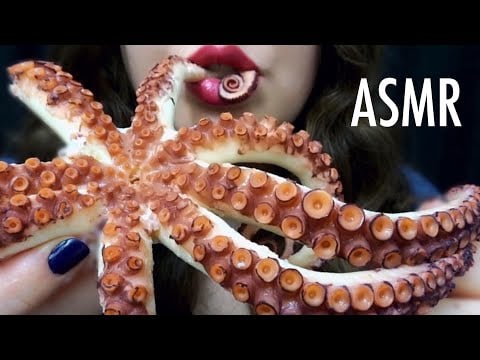 ASMR Whole OCTOPUS 🐙 [Cleaning, Cooking, Eating] EXTREMELY Satisfying!