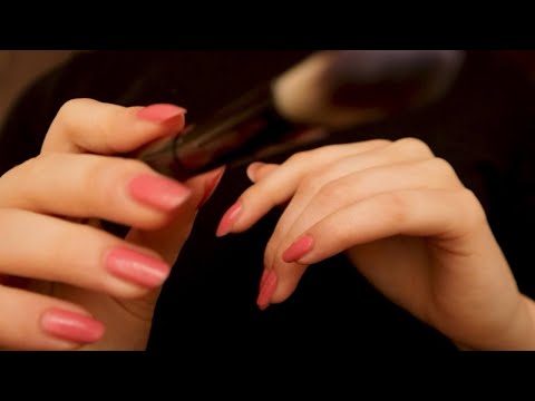 [ASMR] Slow camera brushing + hand movements and layered sounds (no talking)