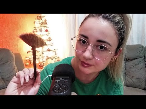 ASMR: INAUDÍVEL COM PINCEL NA TELA E SONS DE BOCA