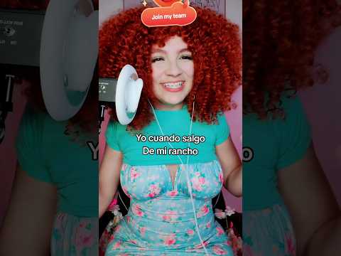 ASMR| Cuando salgo del rancho🤣 #asmr #yesasmr #asmrlive