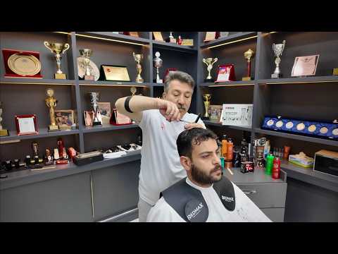 ASMR Barber Experience ✂️ Skin Care, Haircut, Zero Beard and Head Massage