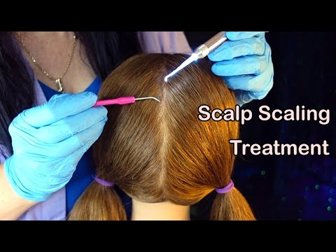 ASMR Medical Scalp Check & Scaling Treatment (Whispered)