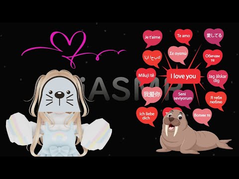 Roblox ASMR - Trying to speak in multiple languages but I'm a seal