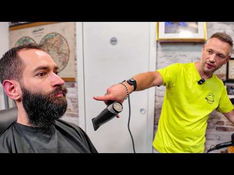 💈French Master Barber Transforms Me [ASMR with FRENCH TALKING] – Nantes 🇫🇷
