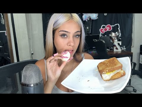COME CONMIGO ASMR MUKBANG SANGUCHE D MILANESA 