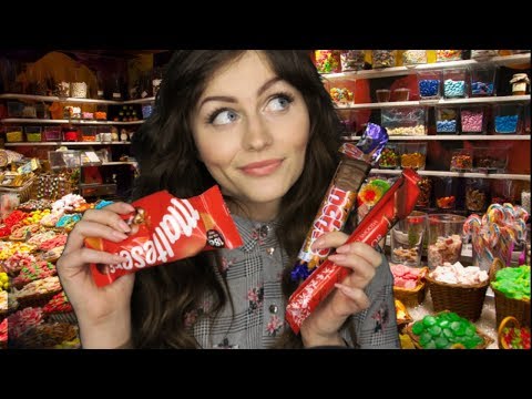 ASMR~ Candy Store Roleplay~ Whispered taste testing