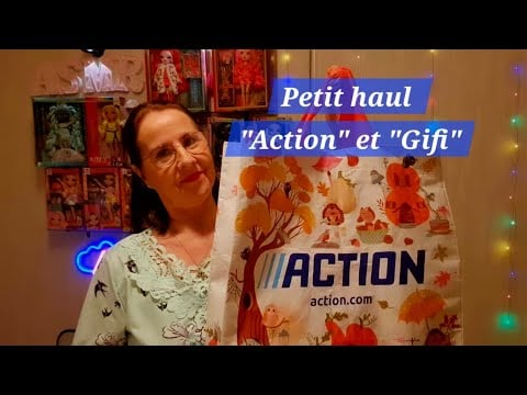 Asmr français, petit haul "Action" et "Gifi" 🛍🛍🛍