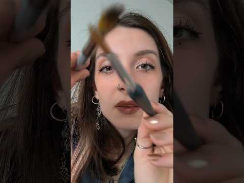 ASMR Brushing the Camera 🖌️