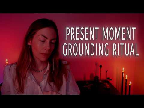 Present Moment Grounding ASMR Ritual | Clear Stress, Anxiety & Cortisol