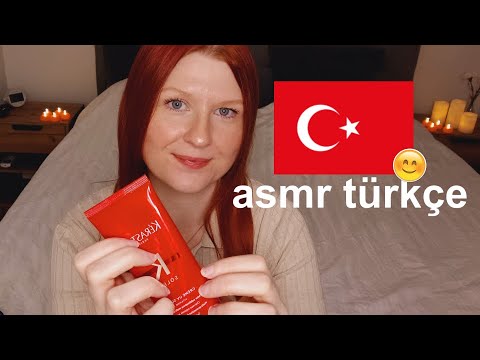 affirmations in TURKISH!🥰 // türk olumlamaları!! 🥰 *ASMR* (saç ürünlerine dokunarak💘)