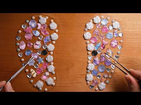 ASMR Most Relaxing 3D Gem Sticker Sounds