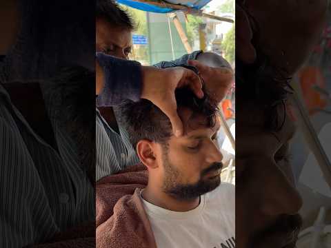 STRESS Free Indian Street Head Massage #asmr #barbermassage #barbershop #relaxing #satisfying
