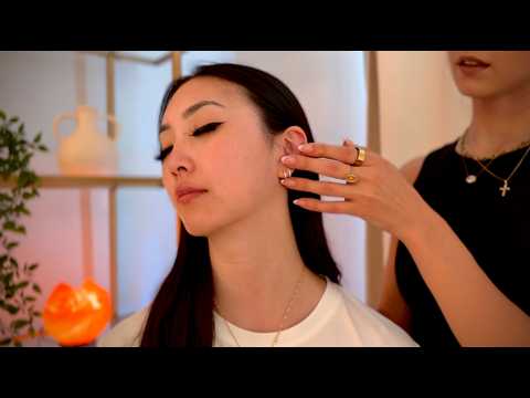 She'd Never Tried ASMR Before... 🤍 Hair Play, Scalp Scratching & Face Attention