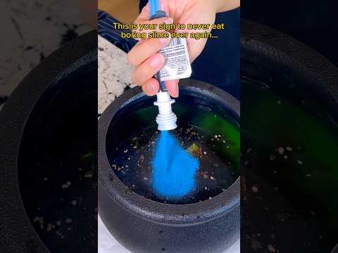 This is your sign to never eat boring slime ever again… #food #eating #mukbang #slime #candy
