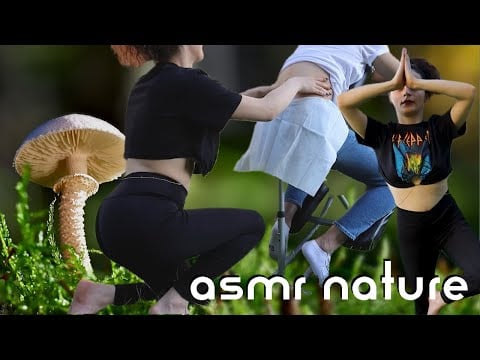 Asmr Chair Massage & Real Nature Sound In The Park
