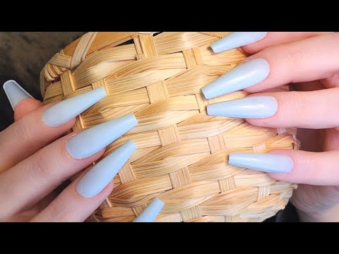 ASMR Aggressive Basket Scratching | No Talking After Intro | Long Nails