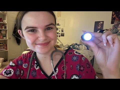 ASMR cranial nerve exam!! 🩺👩‍⚕️