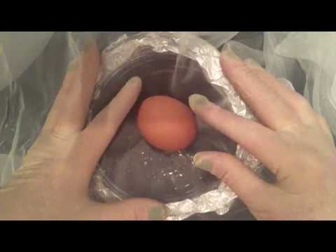 LATEX GLOVES LAYERING💛  HaPpY Easter with Easter🐰 BUNNY & EGG🐣 Messy [[ASMR]]