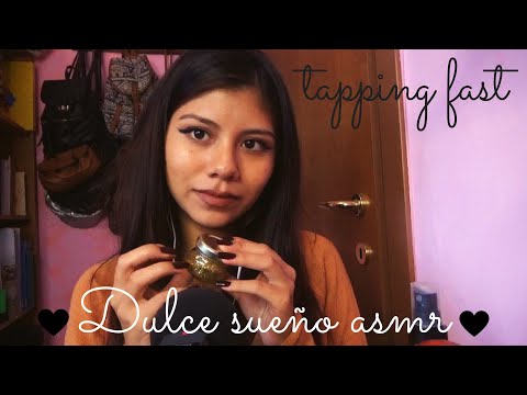 ASMR Español - tapping fast en diferentes objetos para ayudarte a dormir💤😴