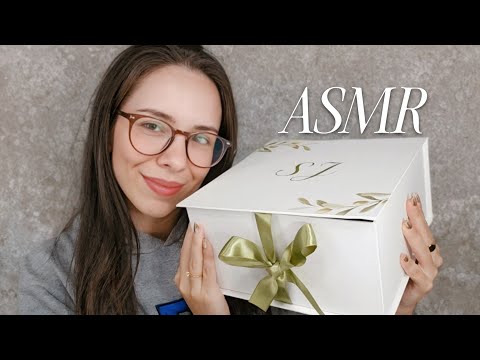VOU SER MADRINHA DE CASAMENTO 👰🤍 | UNBOXING CAIXA DOS PADRINHOS (ASMR)