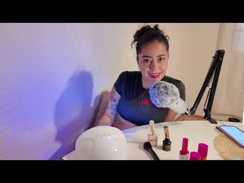 ASMR RELAJANTE MIENTRAS ME APLICO GELISH