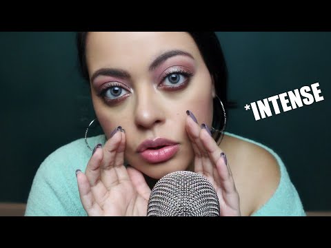 ASMR| INTENSE INAUDIBLE WHISPERS FAST & AGGRESSIVE (Wet Mouth Sounds)