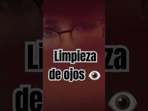 limpieza profunda de ojos 👁️ #relax #mouthwhisper #tingles #visualtingle #asmr