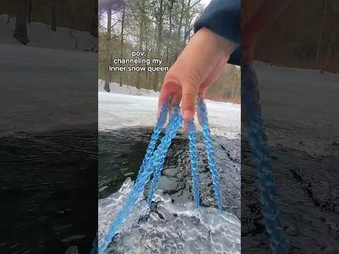 ASMR with XXL Icicle Nails💅 #asmr #asmrsounds #fyp