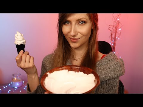 ASMR shaving foam mixing and applying on You (shaving cream and brush)