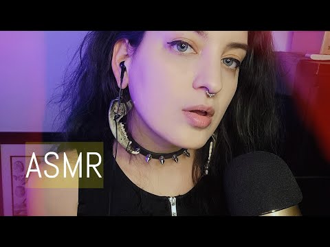 ASMR Chaotic Ramble | whispers, mouth sounds, kisses, tongue, rambling, tapping