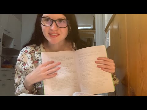 ASMR study with me! (Gum chewing, writing) 👩🏻‍💻📚