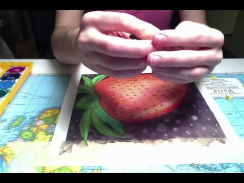 Un-taping my mediocre paintings