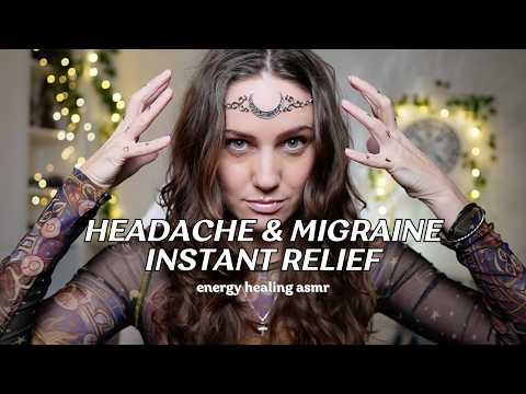 Headache and Migraine Relief RIGHT NOW! ⚡️ Spiritual Cleansing 🔥 Witchy Energy Healing & Reiki Asmr