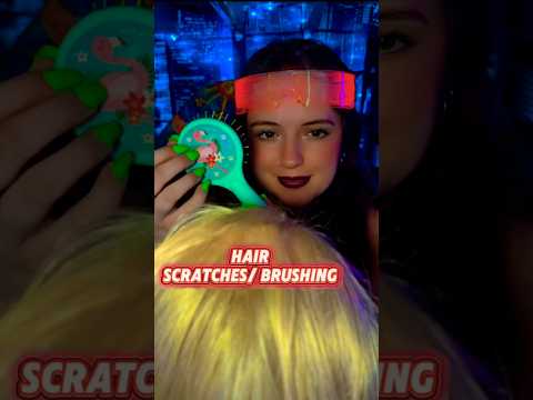 ASMR hair brushing/ scalp massage! 💆🏻‍♀️ Do you like the nails or the brush better?