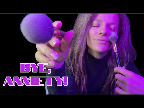 ASMR | Brushing + Mouth Sounds | For Stress & Anxiety Relief